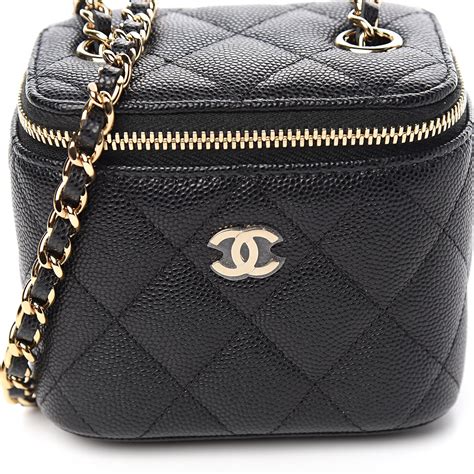 chanel mini vanity size|chanel mini vanity case bag.